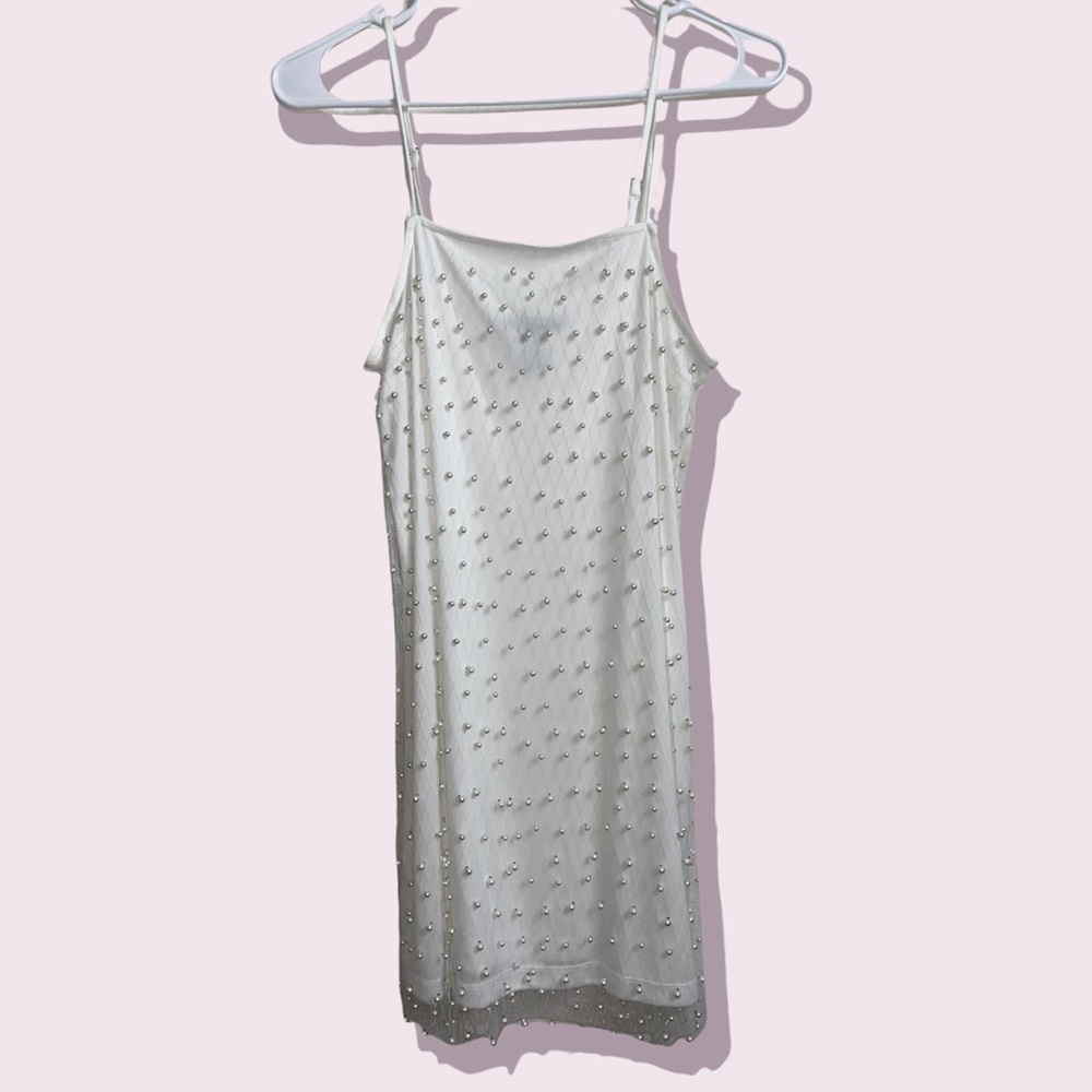 Forever 21 White Pearl Dress